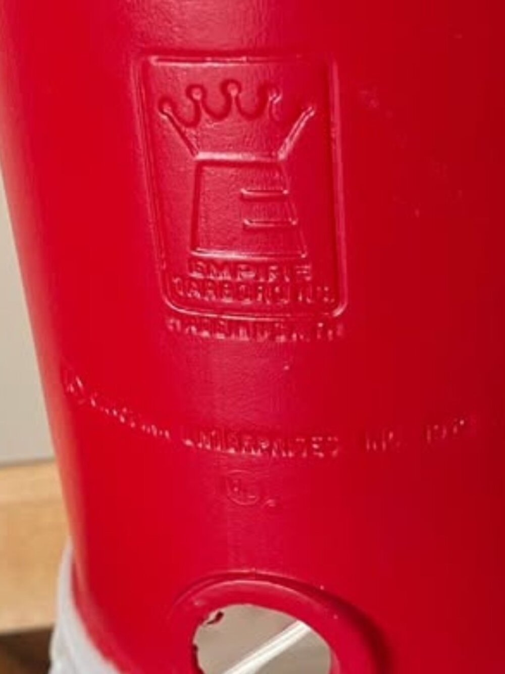 2 Vintage Christmas Candles NOEL Blow Mold Plastic 39" - Picture 5 of 5